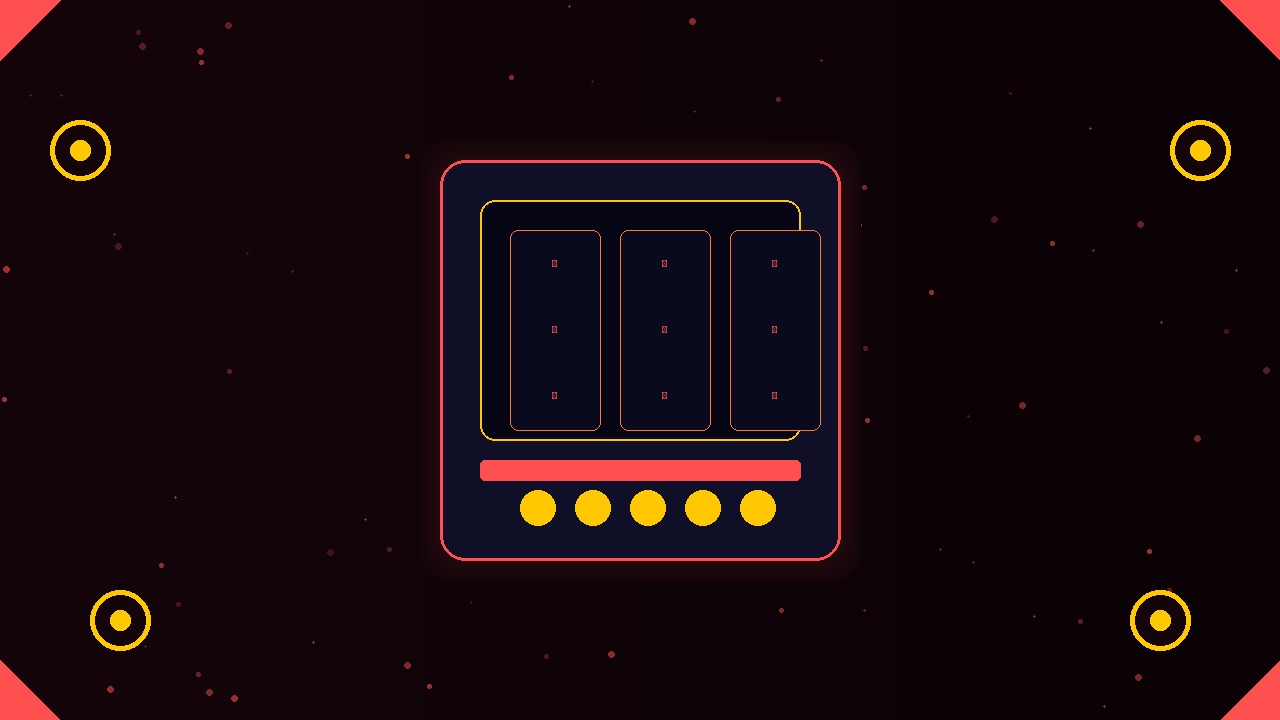 سلوت الليالي الذهبية مع نافذة القصر ونجوم السماء